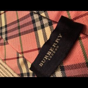Burberry London Pink check tie